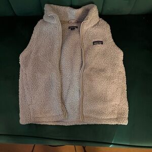 Kids Patagonia Fleece Vest - gray